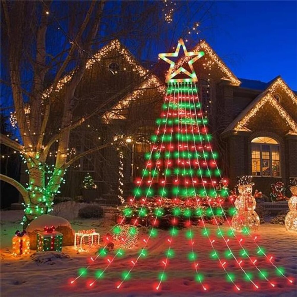 Christmas Decorations Star Lights String, 317 LED 11.5 ft Christmas Tree Lights - Picture 6 of 6